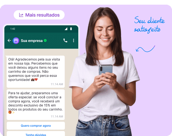 Recuperador de carrinhos WhatsApp